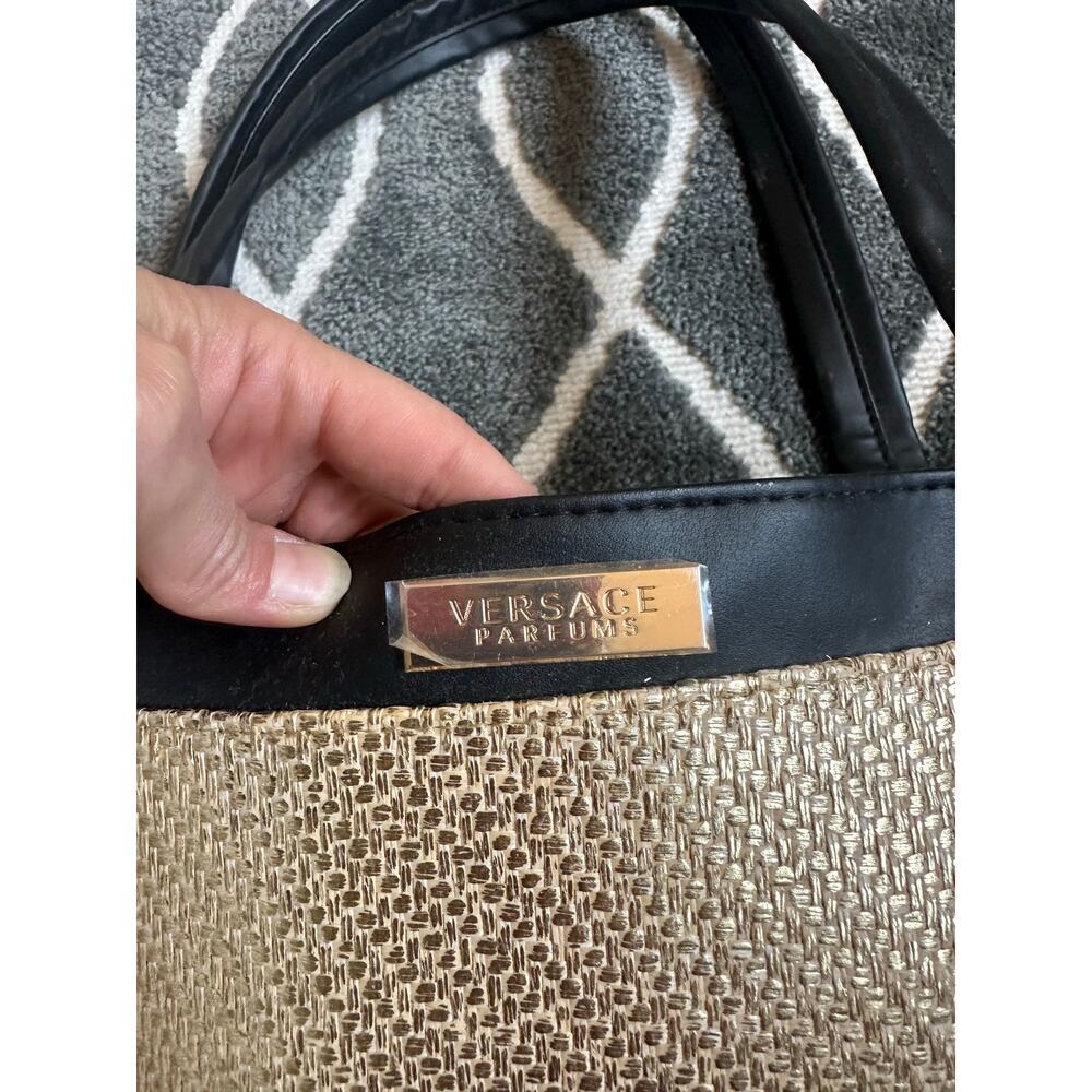 VERSACE Perfume Gold Tote NEW - Picture 2 of 5